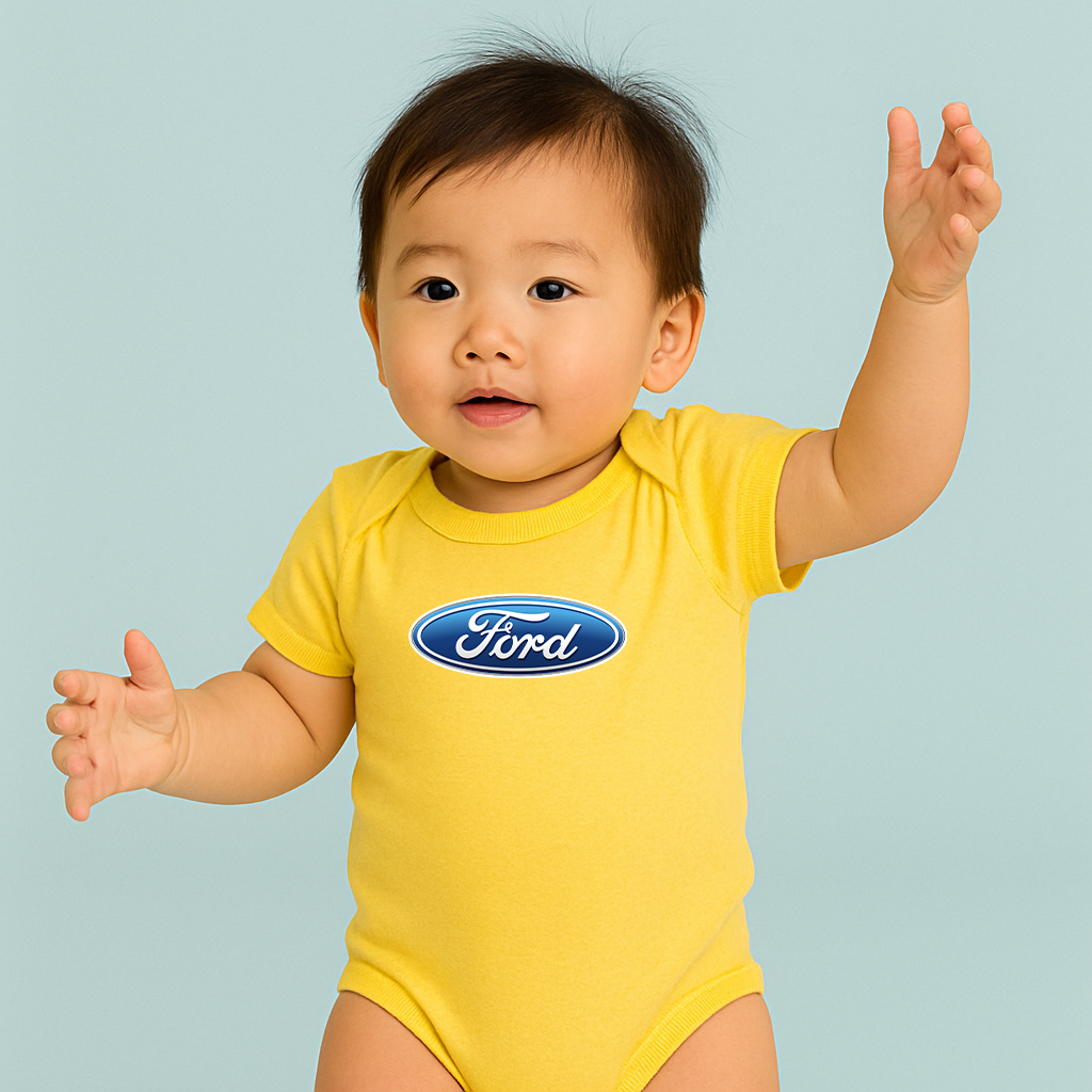 Ford Car Baby Romper Onesie